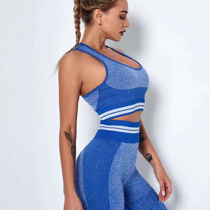 Horizon | Sports Bra for Women with Seamless Design – Blue Azure