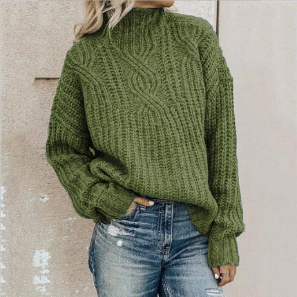 Crestvale | Casual Knitted Turtleneck – Roll Neck Sweater