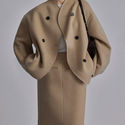 Harper | Double Breasted Jacket – Wrap Jacket