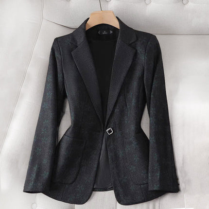 Kinleyra | Plaid Blazer – Buttoned with Pockets