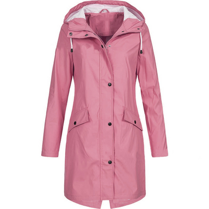 Lorraine | Waterproof Hooded Raincoat – Wrap Jacket