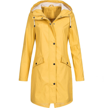 Lorraine | Waterproof Hooded Raincoat – Wrap Jacket