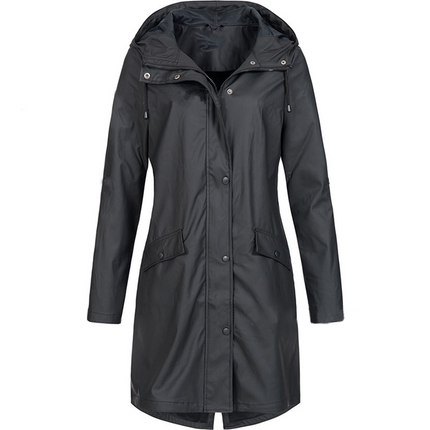 Lorraine | Waterproof Hooded Raincoat – Wrap Jacket