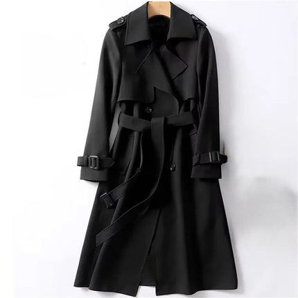 Paiglen | Double Breasted Trench Coat – Belted Long Coats