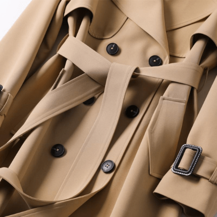 Paiglen | Double Breasted Trench Coat – Belted Long Coats