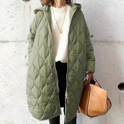 Quiltora | Oversized Padded Parka Jacket – Hooded Jacket