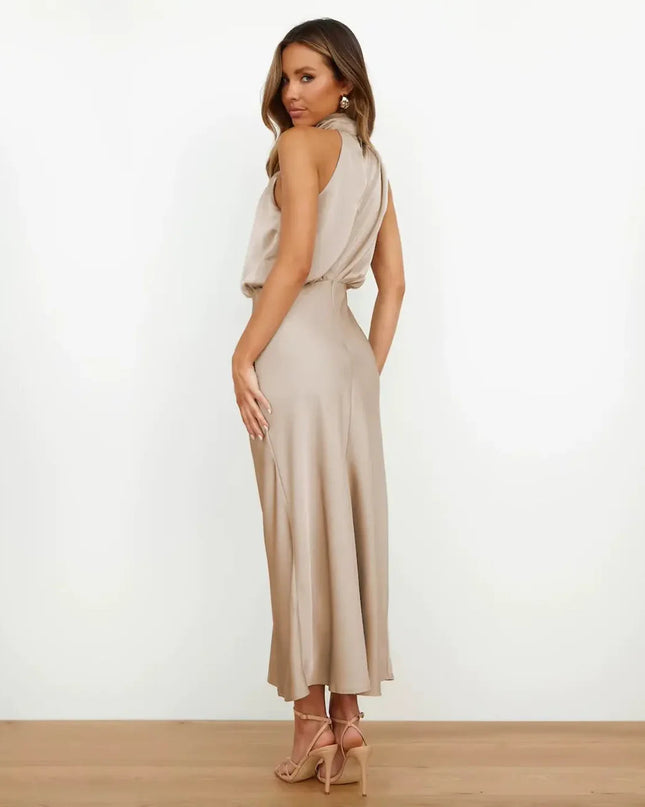Solenia | Sophisticated Midi Dress – Elegant Dress
