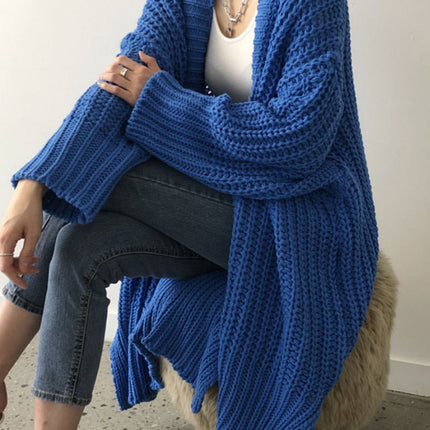 Splitara | Oversize Knitwear Cardigan – Wool Cape