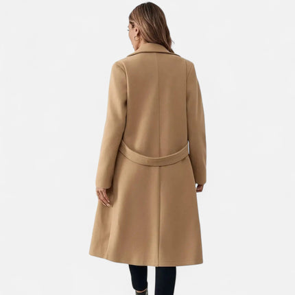Tremora | Women’s Lapel Overcoat – Belted Coat Design