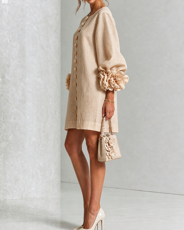 Colette | Voluminous Sleeve Mini Dress