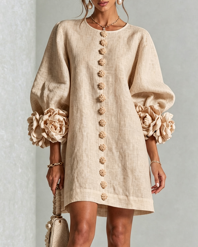 Colette | Voluminous Sleeve Mini Dress