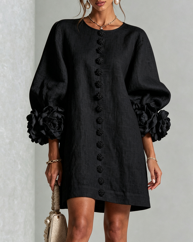 Colette | Voluminous Sleeve Mini Dress