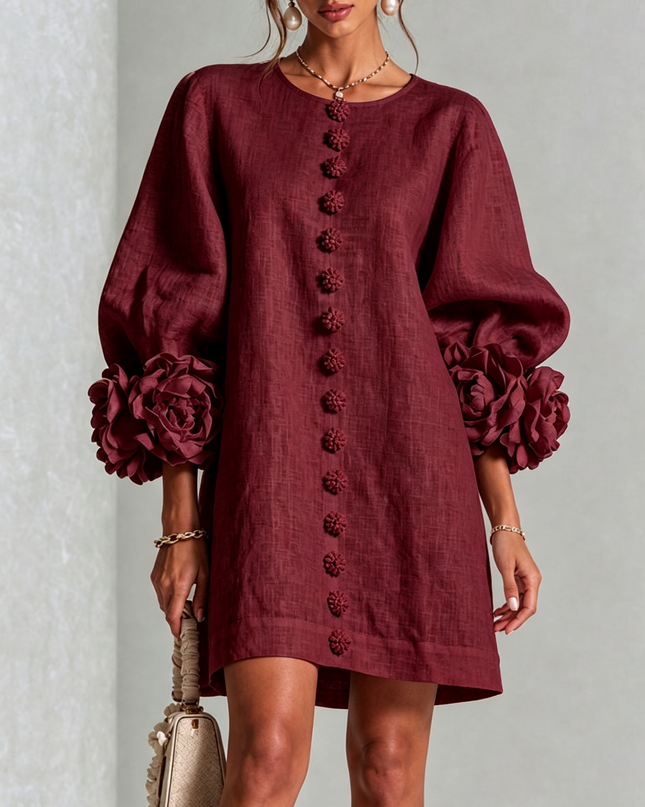 Colette | Voluminous Sleeve Mini Dress