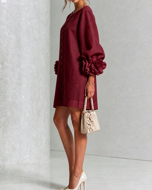 Colette | Voluminous Sleeve Mini Dress