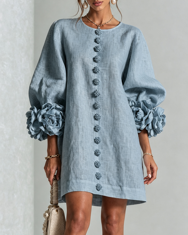 Colette | Voluminous Sleeve Mini Dress