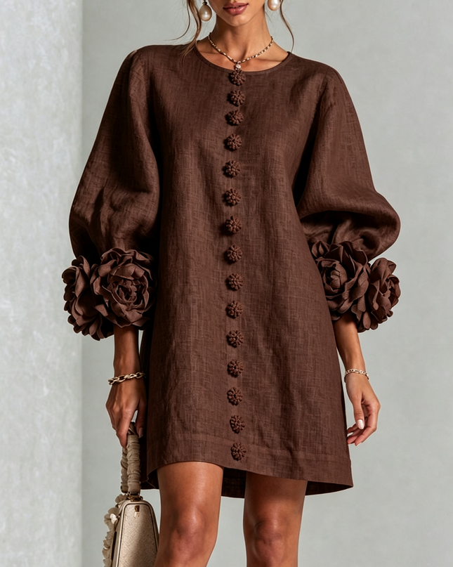 Colette | Voluminous Sleeve Mini Dress
