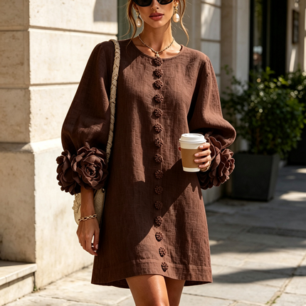 Colette | Voluminous Sleeve Mini Dress