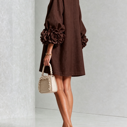 Colette | Voluminous Sleeve Mini Dress