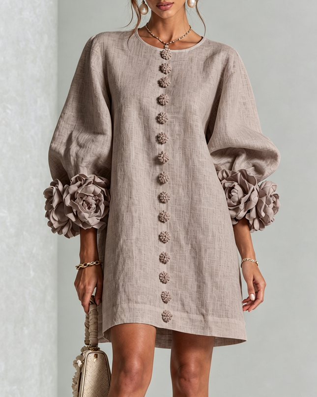 Colette | Voluminous Sleeve Mini Dress