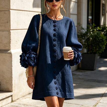 Colette | Voluminous Sleeve Mini Dress
