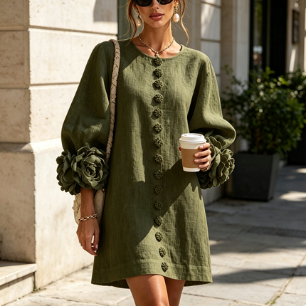 Colette | Voluminous Sleeve Mini Dress