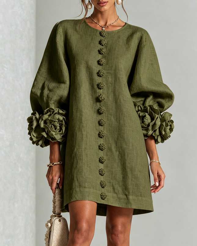 Colette | Voluminous Sleeve Mini Dress