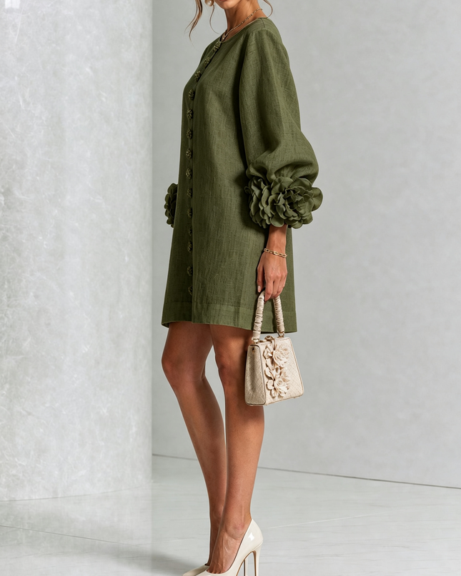 Colette | Voluminous Sleeve Mini Dress