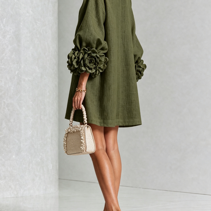 Colette | Voluminous Sleeve Mini Dress