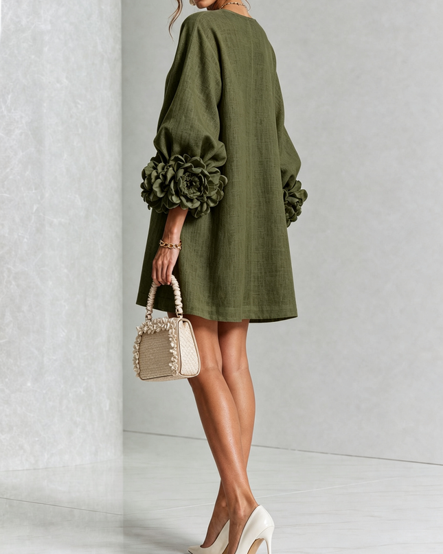 Colette | Voluminous Sleeve Mini Dress