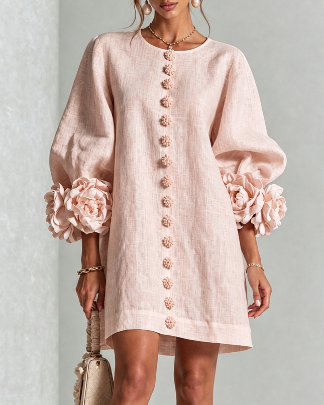 Colette | Voluminous Sleeve Mini Dress