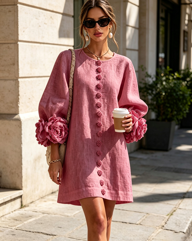 Colette | Voluminous Sleeve Mini Dress