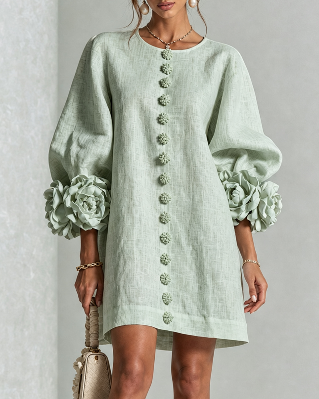 Colette | Voluminous Sleeve Mini Dress