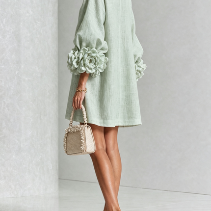 Colette | Voluminous Sleeve Mini Dress