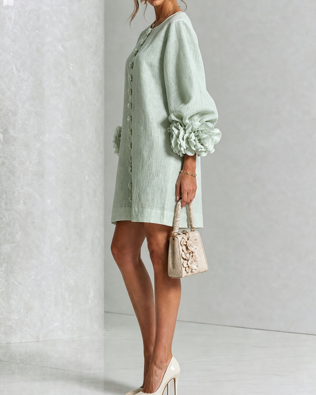 Colette | Voluminous Sleeve Mini Dress