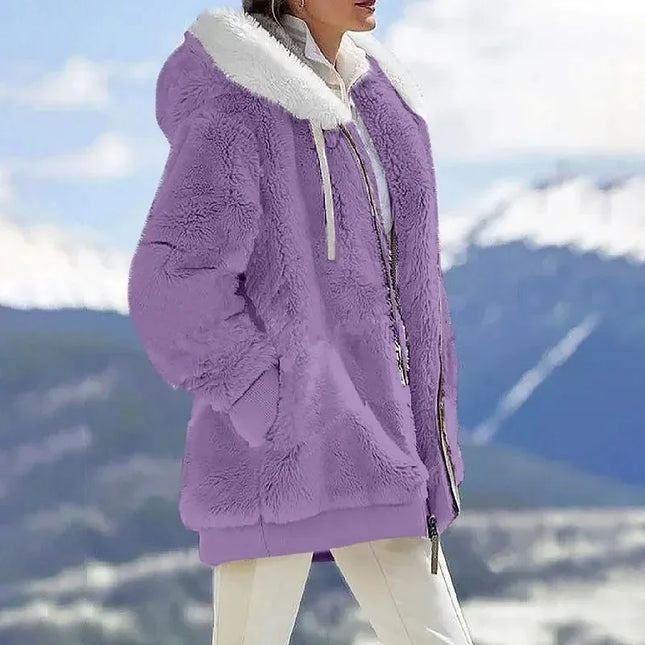Aimee | Relaxed Fit Hooded Zip Jacket