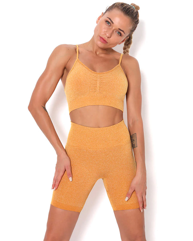 Apex | Seamless Shorts for Women – Natural Performance - Burly Wood