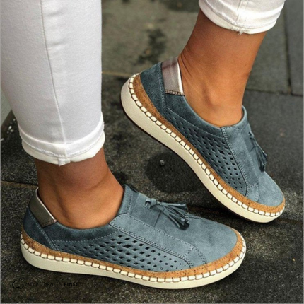Cadence | Relaxed Fit Perforated Slip-On Sneakers