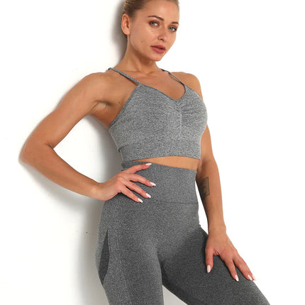 Apex | Seamless Sports Bra – Elevate Your Activewear in Dim Gray
