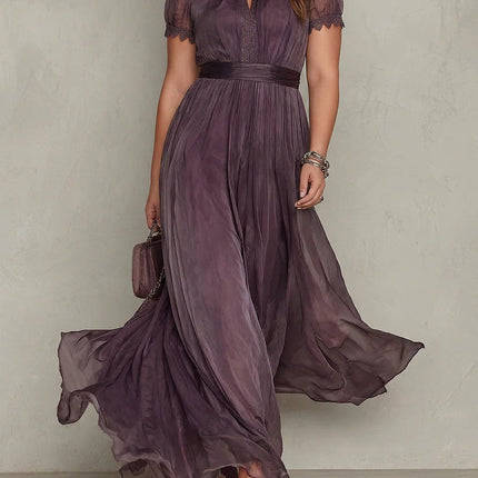 Gabrielle | Flowy Fit Chiffon Maxi Dress