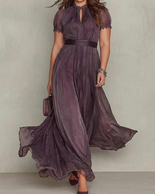 Gabrielle | Flowy Fit Chiffon Maxi Dress