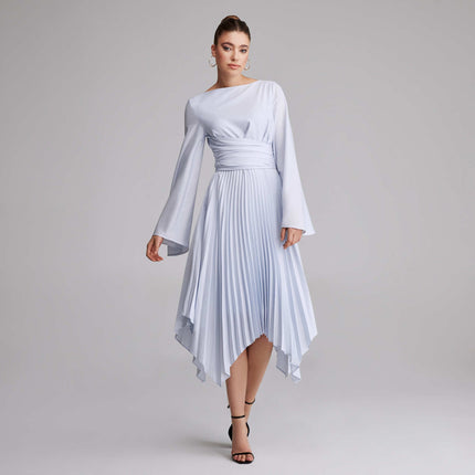 Gabrielle | Long Sleeve Wrap Midi Dress