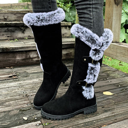 Jessamine | Mid-Calf Plush Lined Snow Boots