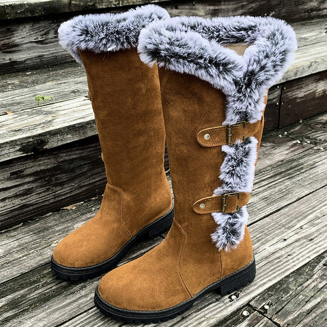 Jessamine | Mid-Calf Plush Lined Snow Boots