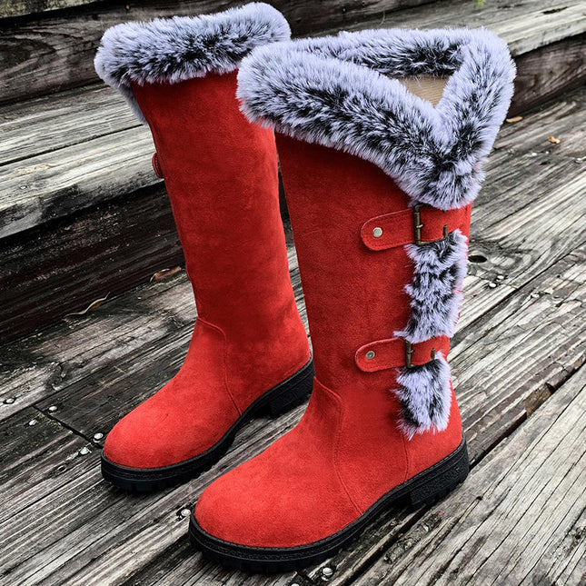 Jessamine | Mid-Calf Plush Lined Snow Boots