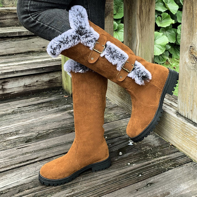 Jessamine | Mid-Calf Plush Lined Snow Boots