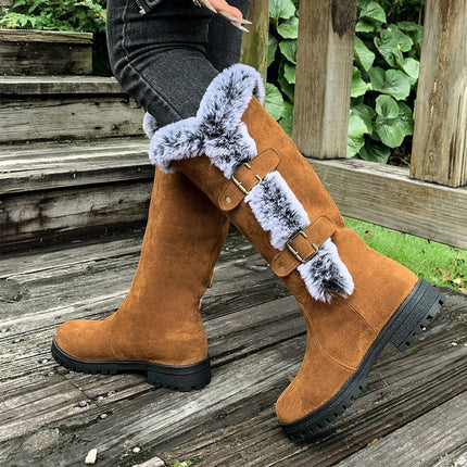 Jessamine | Mid-Calf Plush Lined Snow Boots