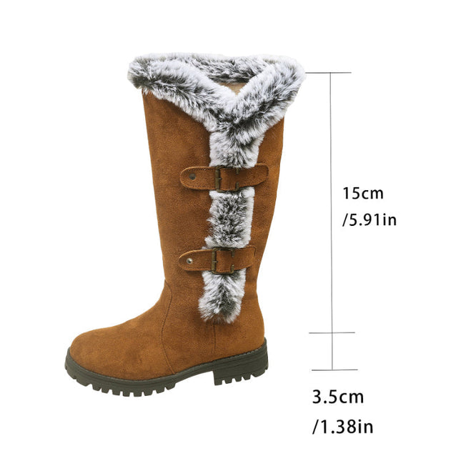 Jessamine | Mid-Calf Plush Lined Snow Boots