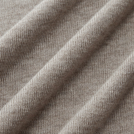 Katya | Fitted Mock Neck Wool-Blend Knit Top