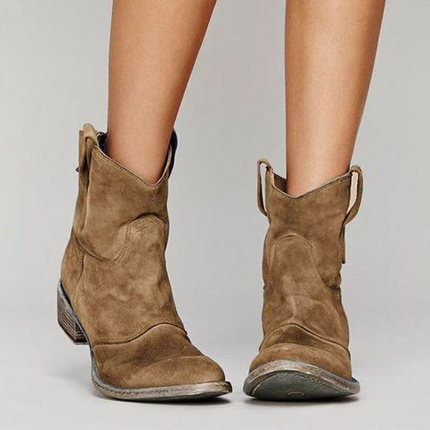 Mariella | Relaxed Fit Ankle Western Boots