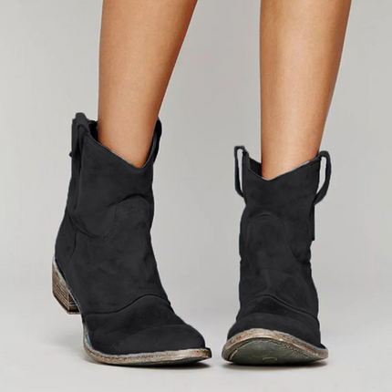 Mariella | Relaxed Fit Ankle Western Boots